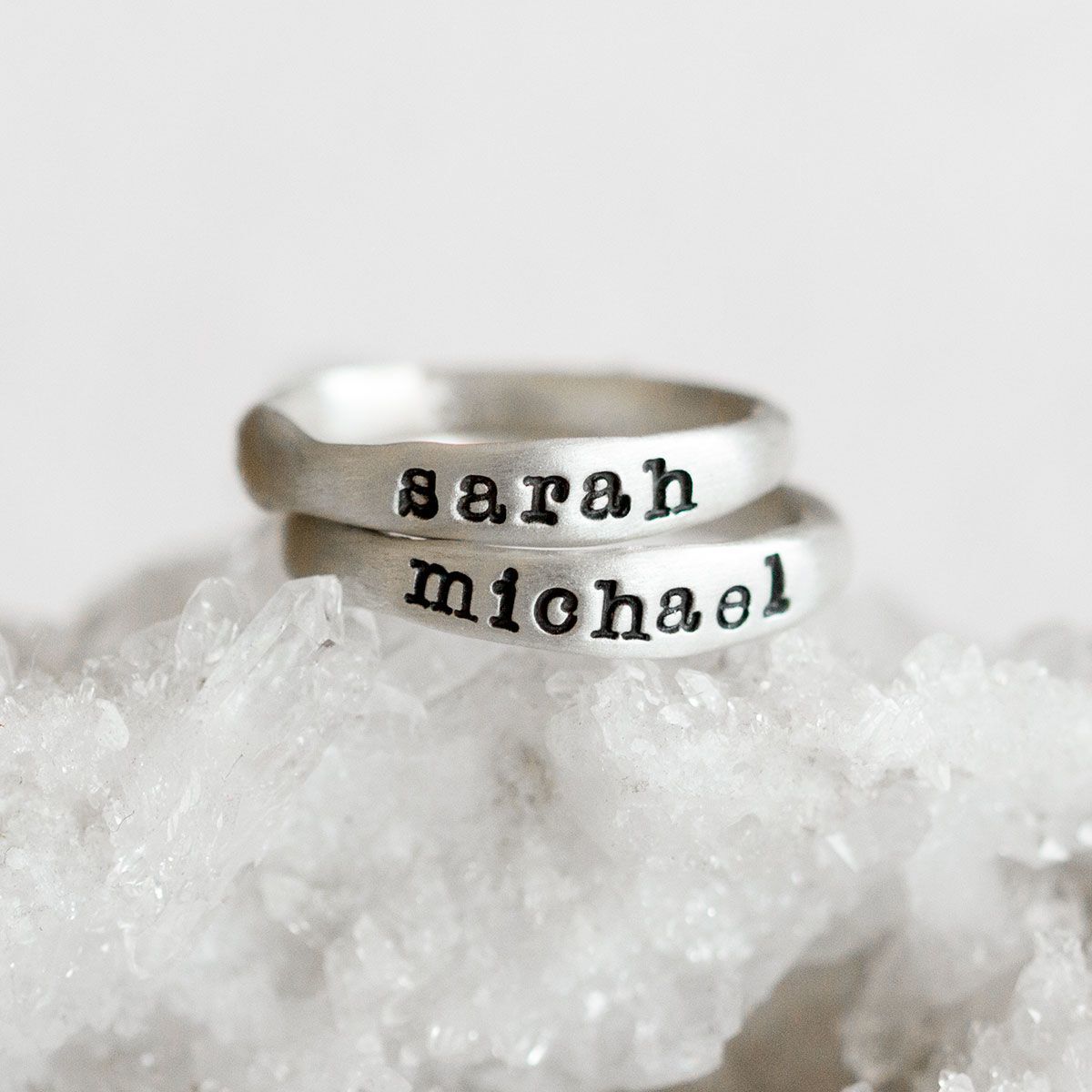Stacking Name Rings